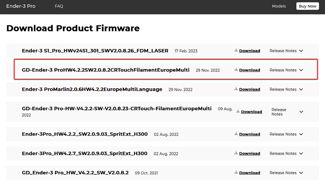 Cr touch install firmware for ender 3 pro - Ender-3 V3 Printers ...