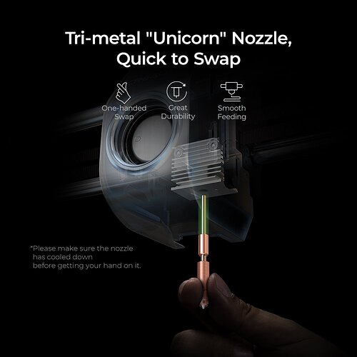 k1c Tri-metal Nozzle