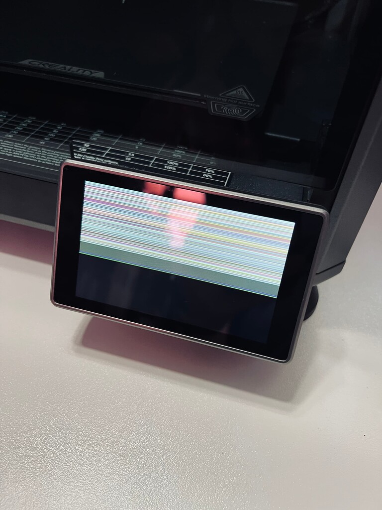 Out of the Box K1 - LCD not working - Creality Flagship K1 & K1C