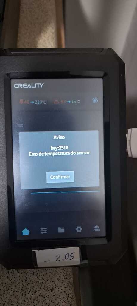ERROR Key 2510 - Ender 3 V3 KE Printer - Ender-3 V3 Printers - Creality ...