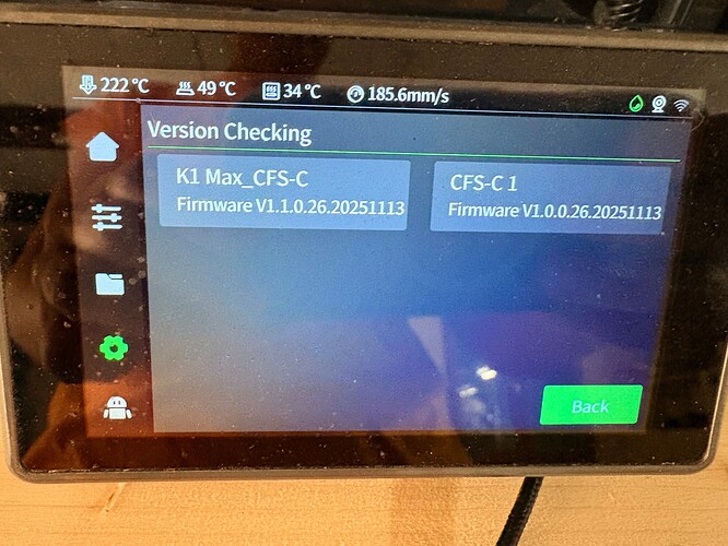 Firmware versions