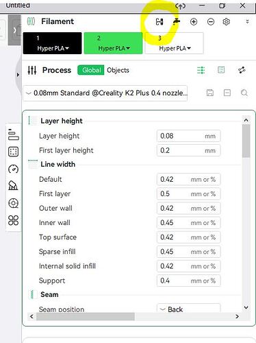 Printer Sync Button