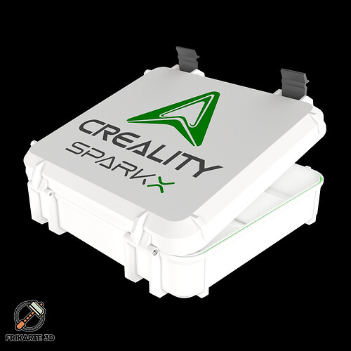 Creality SparkX Tool Box Open Back Frikarte3D
