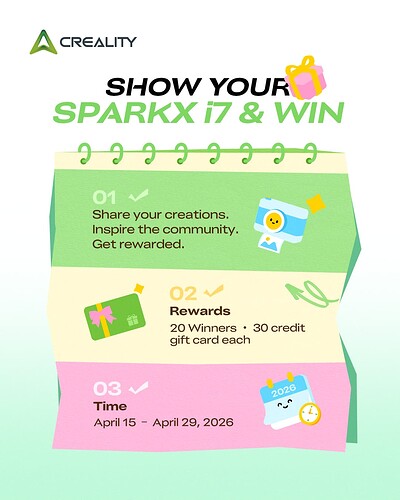 📢 SPARKX i7 Showcase – Share Your Work & Win!