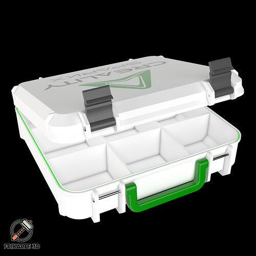 Creality SparkX Tool Box Open Frikarte3D