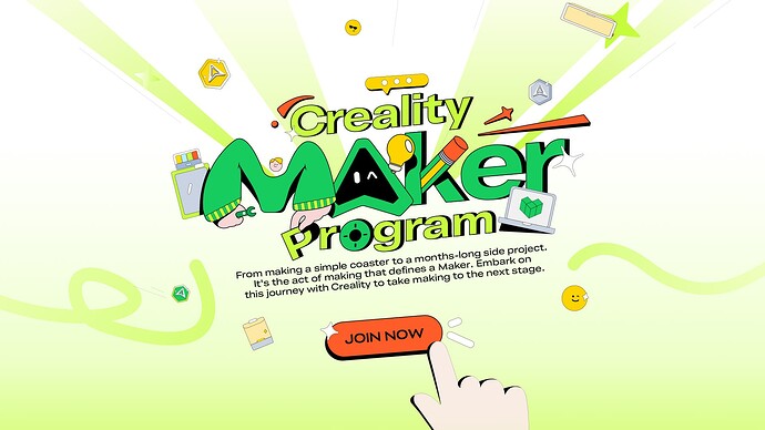 MAKERS ON BOARD! Creality Maker Program is officially here!