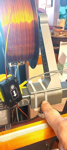Snap of Spool holder and Zip Ties