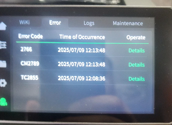 3 errors