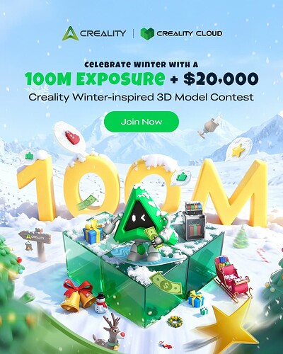 Creality Winter 3D Model Contest is Here!