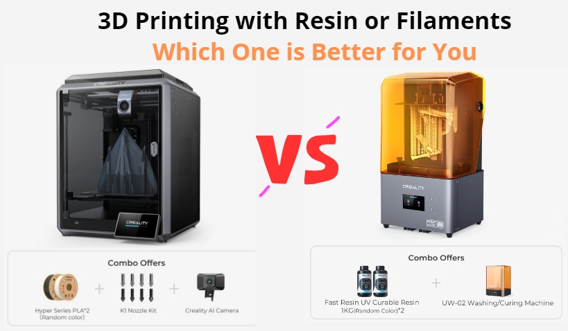 Resin or Filament for 3D Printing