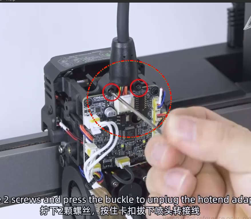 CX2573 (X-axis abnormality) error message - Creality Hi Printer